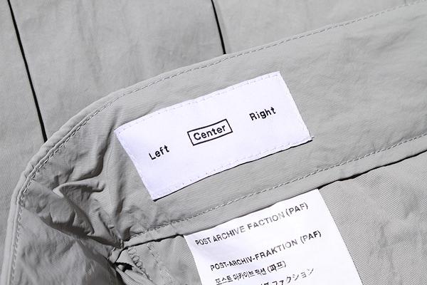 中古】Post Archive Faction PAF SIZE:S 3.1 TECNICAL PANTS CENTER