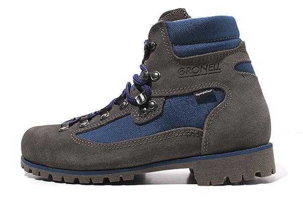 【中古】26cm 未使用品 GRONELL グローネル CAMPAGNOLO マウンテンブーツ 40 NAVY ネイビー イタリア製