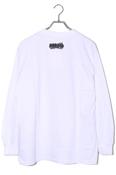 【中古】M 未使用品 2025SS フラグスタフ SAKURA L/S TEE サクラ 長袖Tシャツ WHITE ホワイト 25SS-FSxNARUTO-03_1