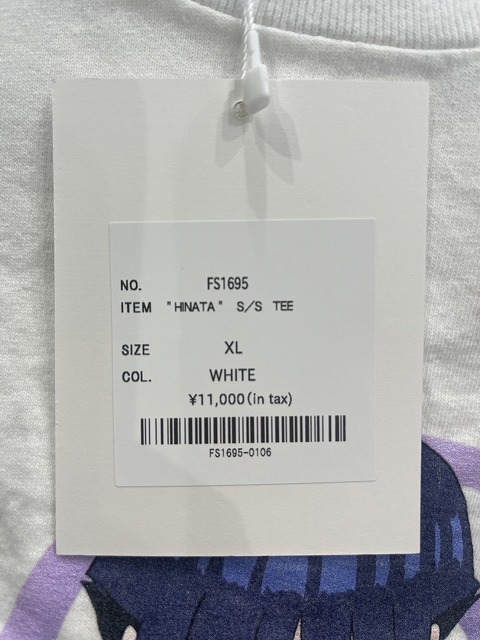 中古】XL 未使用品 2025SS フラグスタフ HINATA S/S TEE ヒナタ