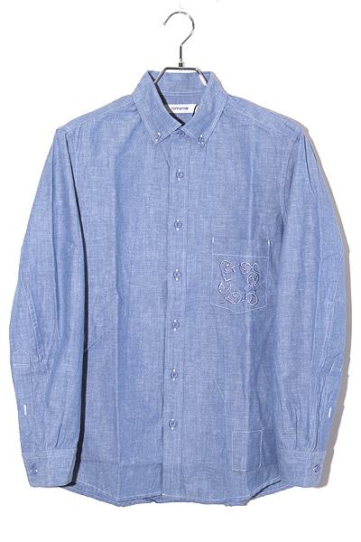 【中古】2 未使用品 2025SS nonnative ノンネイティブ DWELLER B.D. L/S SHIRT C/Li CANVAS 長袖シャツ NN-S4602
