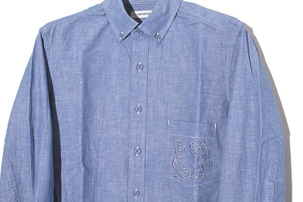 【中古】2 未使用品 2025SS nonnative ノンネイティブ DWELLER B.D. L/S SHIRT C/Li CANVAS 長袖シャツ NN-S4602_2