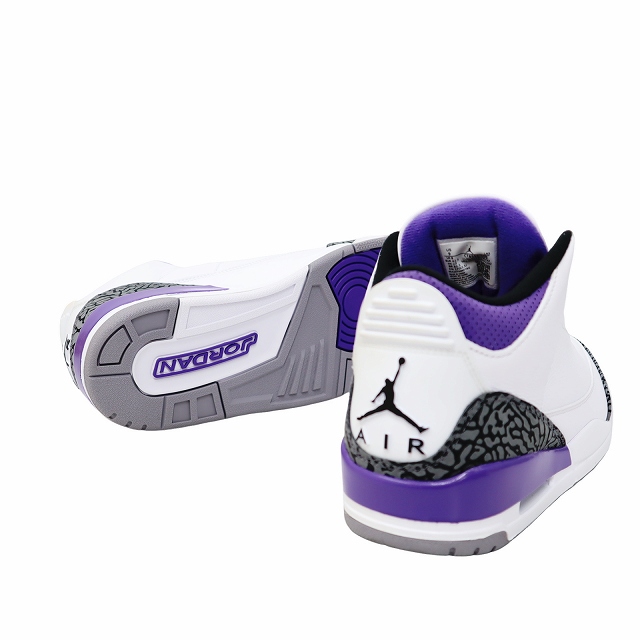 【中古】27.0cm 未使用品 NIKE エア ジョーダン 3 レトロ スニーカー シューズ 靴 9 "Dark Iris" ダークアイリス