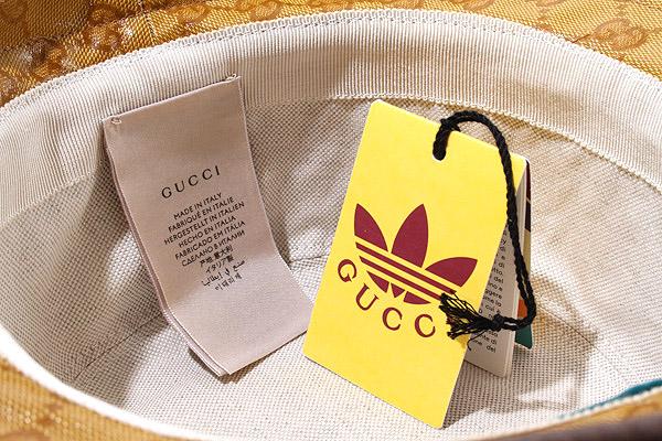 中古】58cm GUCCI × adidas グッチ アディダス GGクリスタル