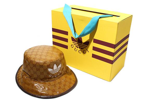 中古】58cm GUCCI × adidas グッチ アディダス GGクリスタル