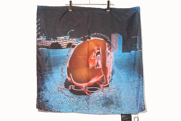 【中古】2022SS 未使用品 SHOOP CLOTHING x KISHIN SHINOYAMA シュープ 篠山紀信 NUDE 1 SCARF ヌード スカーフ