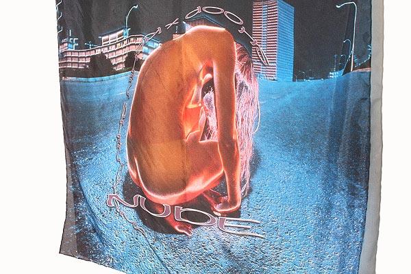 【中古】2022SS 未使用品 SHOOP CLOTHING x KISHIN SHINOYAMA シュープ 篠山紀信 NUDE 1 SCARF ヌード スカーフ