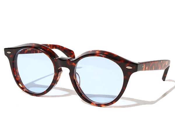 【中古】Riprap × kearny ジャズツー ティアドロップ型 べっ甲柄 デザイン サングラス アイウェア  メンズ