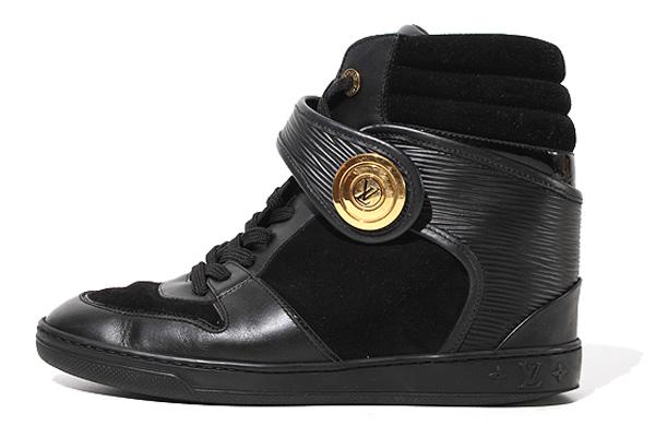 Louis Vuitton ルイヴィトン ブーツ　38 ブラック　黒　24.5 Louis Vuitton ルイヴィトン ブーツ 38 ブラック 黒 24.5 中古