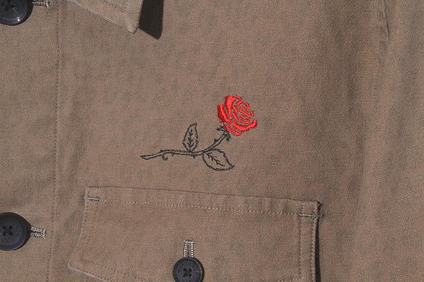 中古】wjk ダブルジェイケイ fatigue shirt (rose) ファティーグ