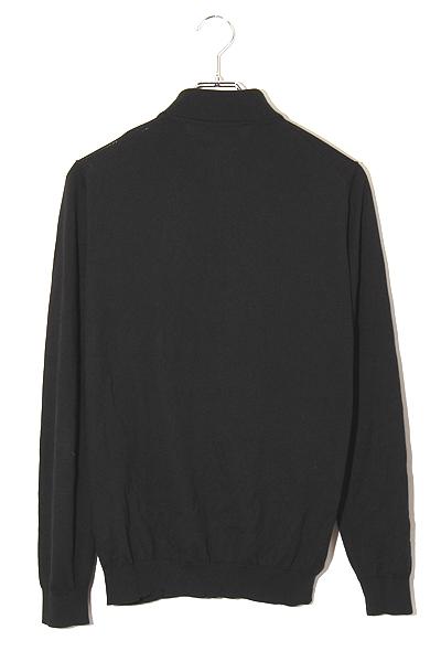 【中古】TOMORROWLAND tricot トゥモローランド トリコ シルク コットン ニット 長袖ポロシャツ M 63-02-41-02006