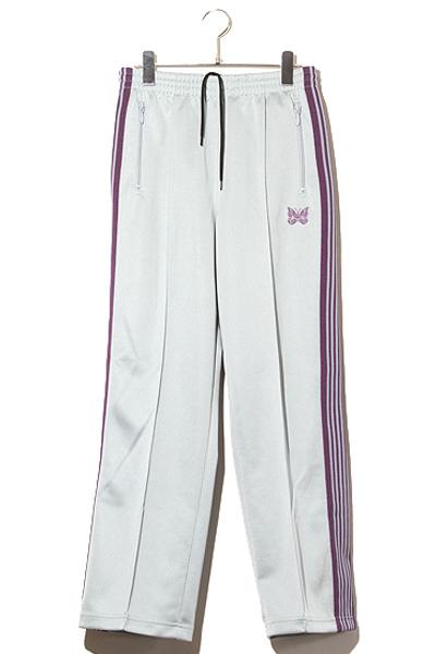 【中古】2025SS 未使用品 Needles トラックパンツ ポリスムース XS Sax サックス QV307 /● メンズ