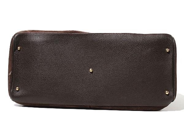 【中古】グッチ GUCCI GUCCI グッチ バンブーライン スエードレザー ハンドバッグ FREE BROWN ブラウン_2