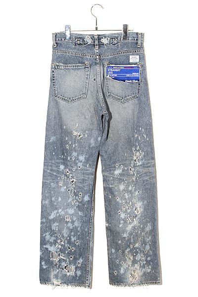 【中古】2024SS DAIRIKU ダイリク 'MY HERO' "Damage" Straight Denim Pants ダメージ ストレート デニムパンツ 27