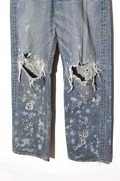 【中古】2024SS DAIRIKU ダイリク 'MY HERO' "Damage" Straight Denim Pants ダメージ ストレート デニムパンツ 27
