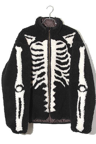 【中古】KAPITAL キャピタル BONE柄ボアフリース リバーシブルブルゾン 5 K2412LJ146
