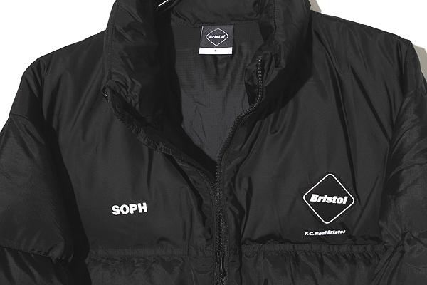 【中古】2023AW F.C.Real Bristol FCRB エフシーレアルブリストル STAND COLLAR DOWN JACKET L ブラック FCRB-232030