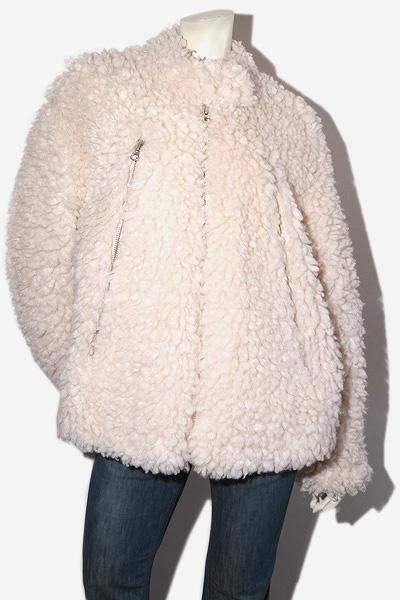 【中古】21AW MM6 エムエムシックス メゾンマルジェラ Boa Riders Jacket 八の字 ボア ライダース ジャケット 40