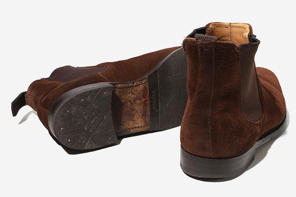 【中古】25.5cm Lloyd Footwear ロイド フットウェア スエード サイドゴアブーツ 7 BROWN ブラウン /◆ メンズ