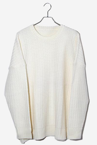 【中古】未使用品 リサウンドクロージング DIAMOND RAHBEN SWEATER クルーネック ニット セーター 3〜4