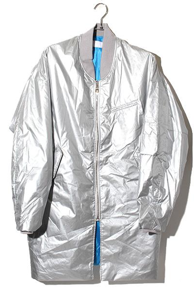 【中古】未使用品 ネオンサイン NEON SIGN NEON SIGN ネオンサイン Flight Coat フライトコート 46 Silver/Blue /◆