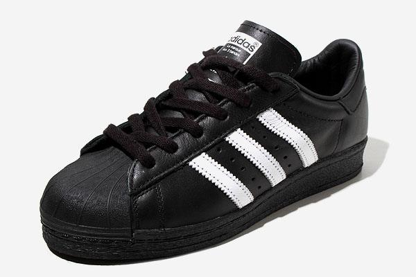 【中古】23.5cm adidas アディダス SUPERSTAR 82 スーパースター 82 スニーカー US5.5 BLACK ブラック JI2026 /◆☆
