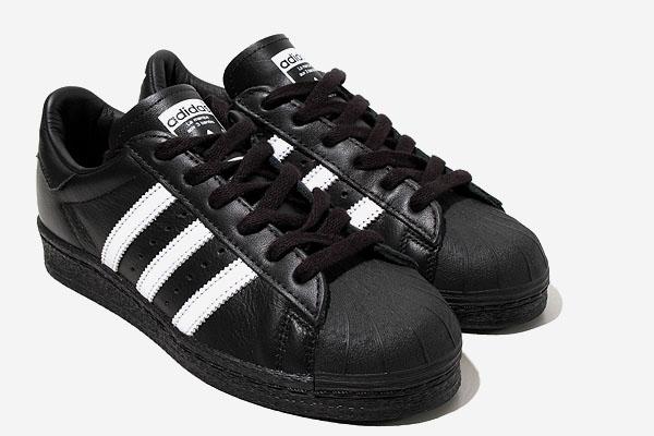 【中古】23.5cm adidas アディダス SUPERSTAR 82 スーパースター 82 スニーカー US5.5 BLACK ブラック JI2026 /◆☆