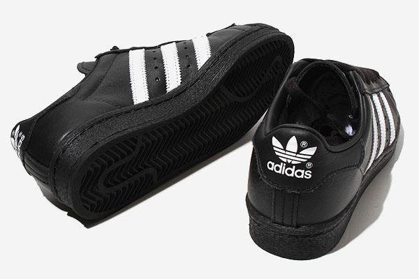 【中古】23.5cm adidas アディダス SUPERSTAR 82 スーパースター 82 スニーカー US5.5 BLACK ブラック JI2026 /◆☆