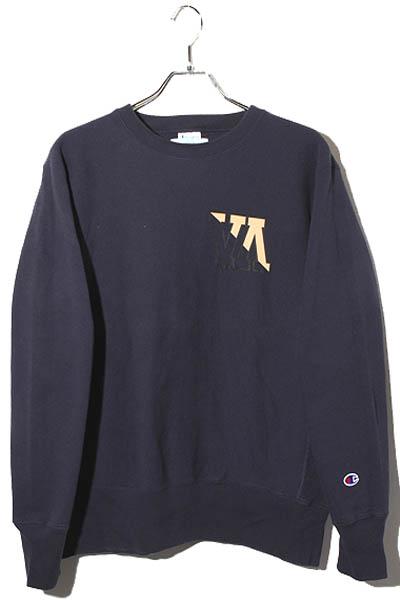 【中古】CHAMPION REVERSE WEAVE C/N Sweat- 002 リバースウィーブ スウェットトレーナー M Navy ネイビー(40)