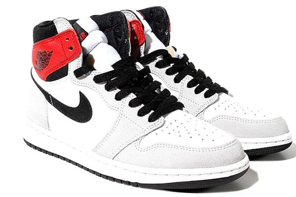 【中古】26.5cm NIKE ナイキ  Air Jordan 1 High OG "White/Black/Light Smoke Grey" エアジョーダン1 ハイ OG 8.5
