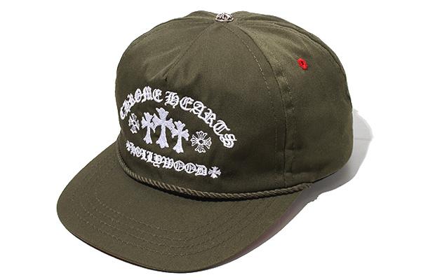 【中古】CHROME HEARTS クロムハーツ GAS STATION 5PANEL CAP セメタリークロス ガスステーション キャップ