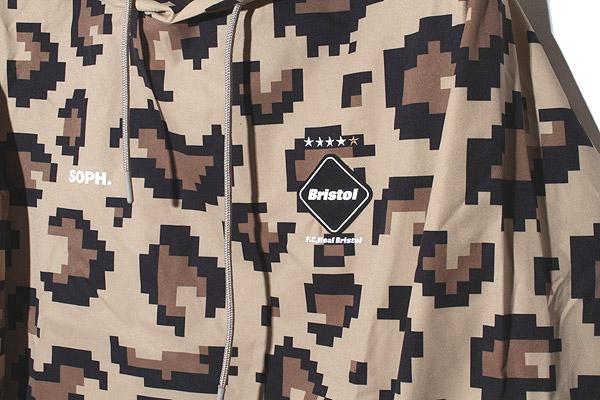 【中古】2023SS F.C.Real Bristol FCRB エフシーレアルブリストル ANORAK PARKA 総柄 アノラック パーカー S