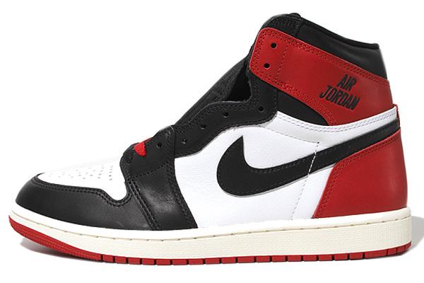 【中古】27cm  NIKE ナイキ エアジョーダン1 レトロ ハイ OG ブラックトゥリイマジンド スニーカー US9 DZ5485-106