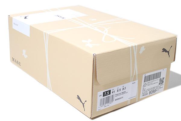 【中古】26.5cm 未使用品 PUMA MASU CAPSOLE COLLETION PALERMO BLESS 8.5 WHITE ホワイト 405928 /● メンズ