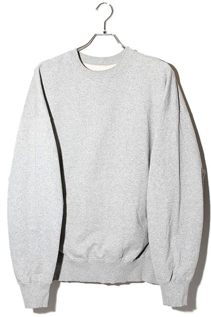 【中古】2024AW fresh service ライトオンス クルーネック スウェットトレーナー L H.GREY FSC243-70160B /●