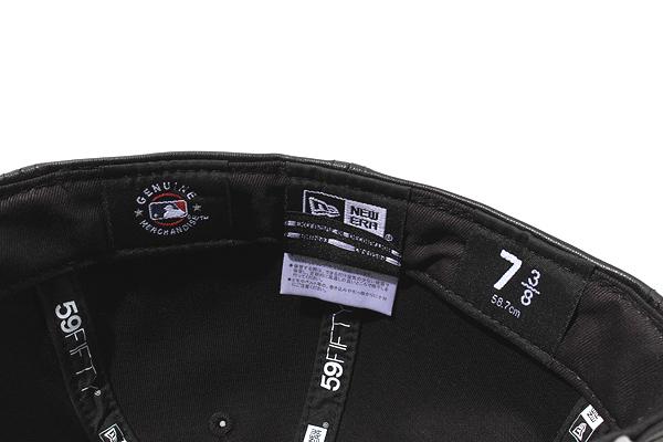 【中古】58.7cm 未使用品 NEW ERA ニューエラ 59FIFTY Apple Leather アップルレザー ドジャース キャップ 7 3/8