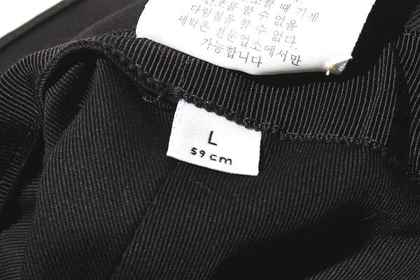 【中古】GUCCI グッチ 未使用品 ラベル付き コットンフェドラハット L BLACK ブラック 627174 イタリア製 /● メンズ_2