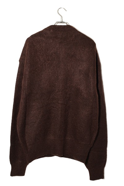 【中古】23AW 未使用品 +81 MOHAIR CREW NECK CARDIGAN モヘア クルーネック カーディガン ONESIZE