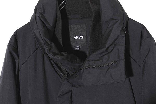 【中古】ARYS エリス PRESTIGE PARKA プレステージ パーカー 中綿 コート S RAVEN レイヴン ブラック /◆ メンズ_2