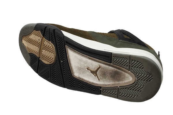 【中古】27.5cm NIKE ナイキ AIR JORDAN 4 Retro SE Craft エアジョーダン 4 クラフト "Olive"_3