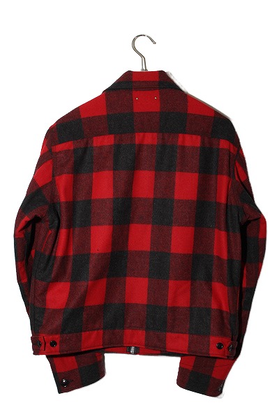 【中古】2025AW 未使用品 MINEDENIM PENDLETON W.Plaid Zipup Work JKT ジップアップ ワークジャケット 2 RED_1