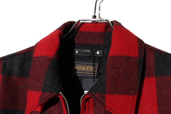 【中古】2025AW 未使用品 MINEDENIM PENDLETON W.Plaid Zipup Work JKT ジップアップ ワークジャケット 2 RED_2