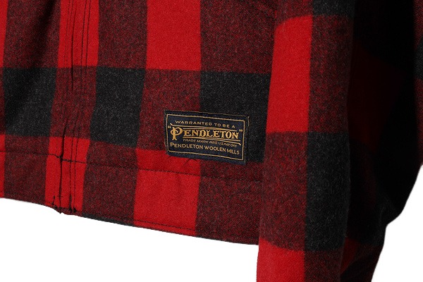 【中古】2025AW 未使用品 MINEDENIM PENDLETON W.Plaid Zipup Work JKT ジップアップ ワークジャケット 2 RED_3