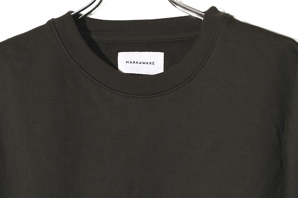 【中古】2025SS MARKA WARE マーカウェア ORGANIC COTTON HEAVY FLEECE HUGE SWEAT 2 OLIVE A25A06CS01C_2