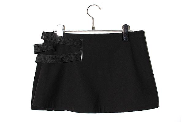 【中古】未使用品 2025SS Hyein Seo へイン ソ PLEATED WRAP SKIRT 0/1 BLK ブラック PS25-SK4K_1