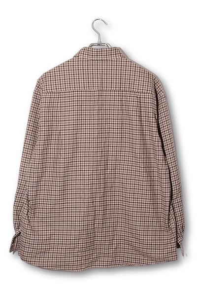 【中古】24AW UNIVERSAL PRODUCTS オリジナル チェック L/S ワークシャツ 3 BROWN ブラウン 243-60306 /● メンズ_1
