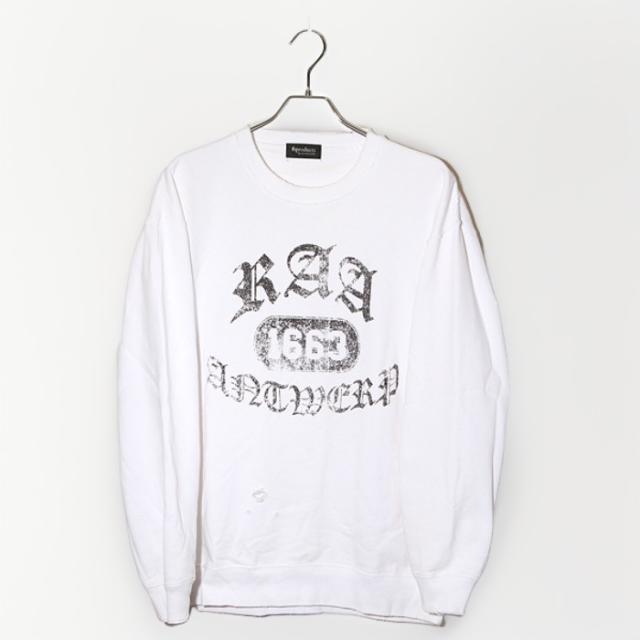 【中古】25AW th products ティーエイチ プロダクツ Damaged College Sweatshirt 不都合 分科大学 トレーナー