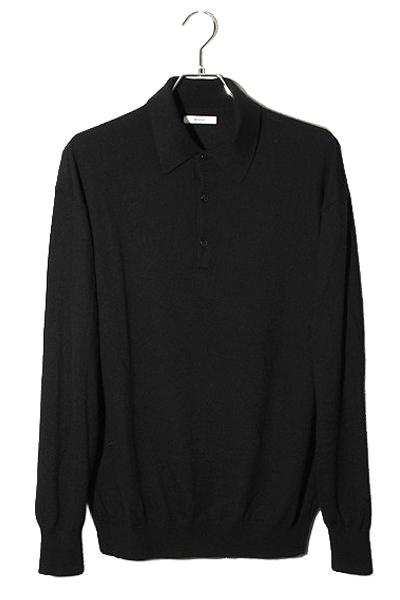 【中古】2024AW BODHI ボーディ SUPERLIGHT POLO スーパーライト カシミヤ ニットポロ ポロシャツ 1 BD24AW-SL002