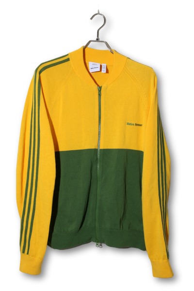 【中古】adidas originals Walls Bonner WB NEW KNIT TRACK TOP ネックニット トラックジャケット 2XL Green
