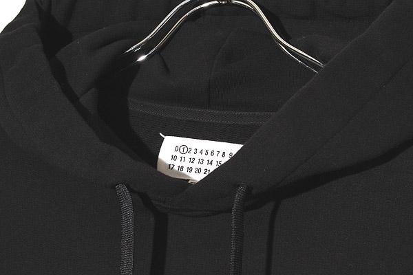 【中古】Martin Margiela 1 マルタンマルジェラ 1 FRINGED DETAIL HOODY M BLACK ブラック S51GU0052 /●☆_2